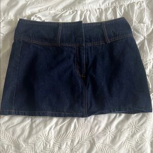 Denim Mini Skirt